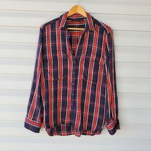 Zara woman plaid shirt